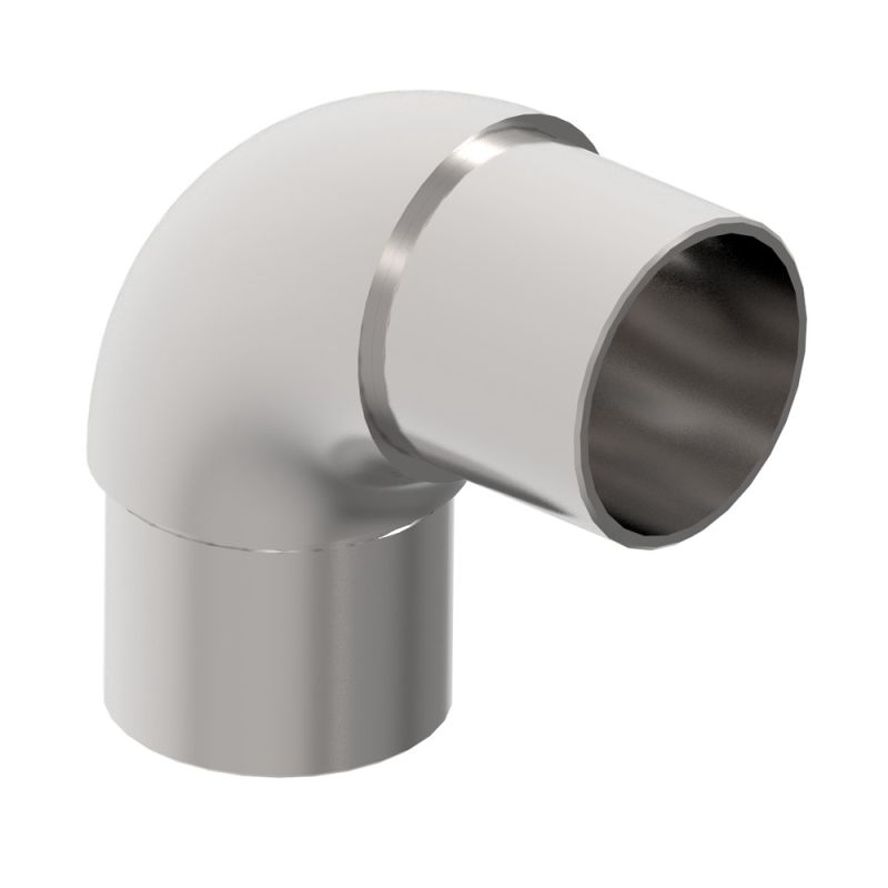 Coude inox grand rayon