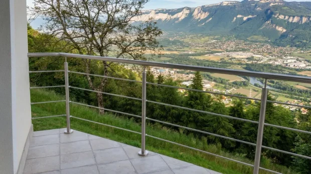 Garde-corps barres et sous-lisses inox