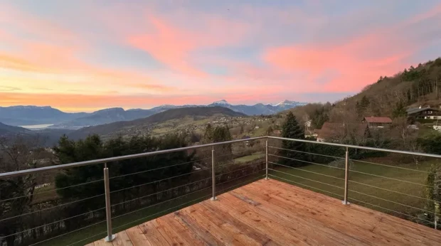 Garde-corps c&acirc;ble inox