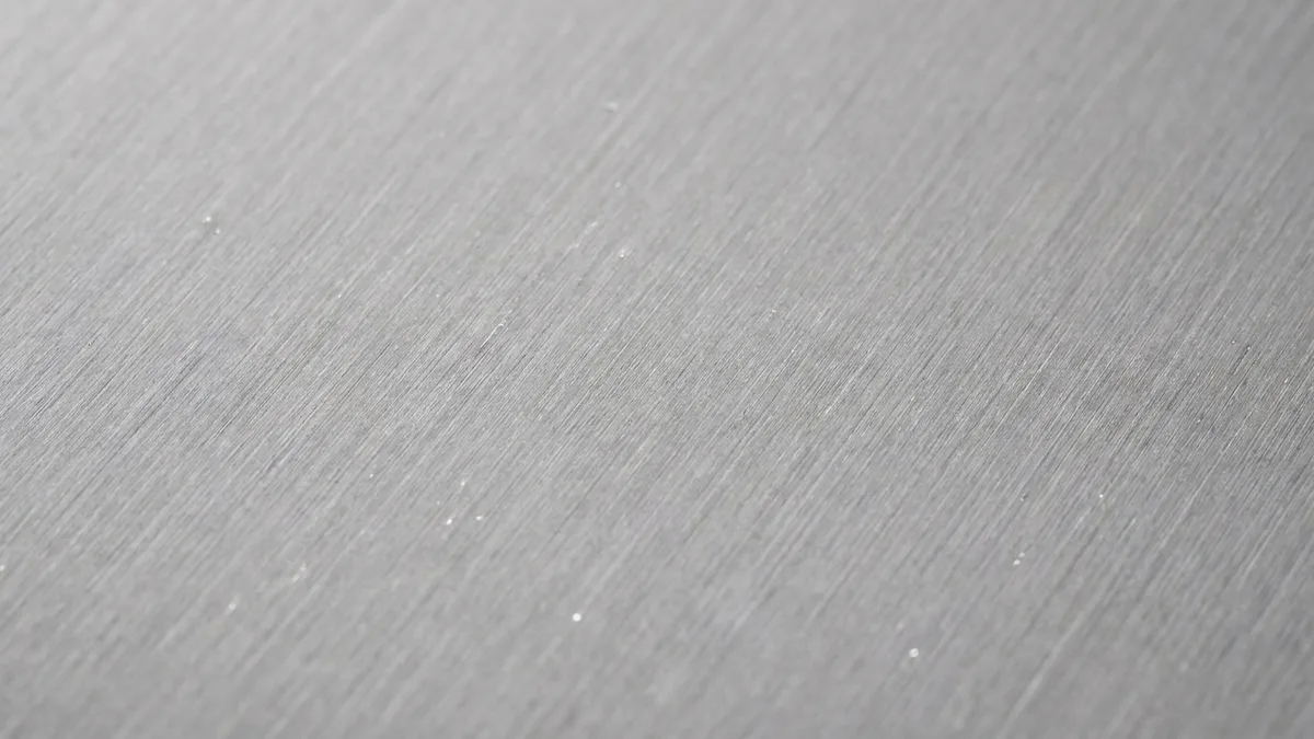 Inox brossé macro texture finition