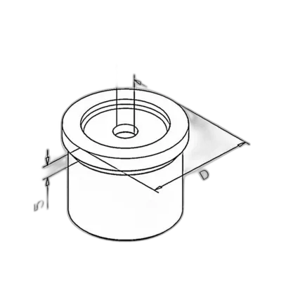 Adaptateur Inox tube/plat - vue 2