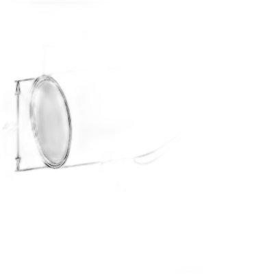 Coude inox à 90° angle vif pour rampe bois - vue 2