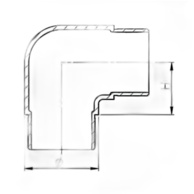 Coude inox petit rayon - vue 2