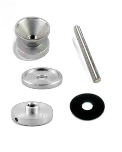 Pack platine de poteau pour marche flottante - Inox 304