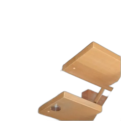 Pack platine de poteau pour marche flottante - Inox 304 - vue 2