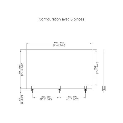 Pince à verre de sol "Cadou" - vue 5