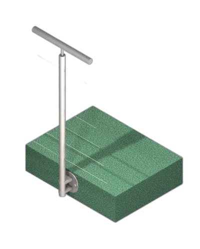 Poteau latéral 6 câbles - 180°