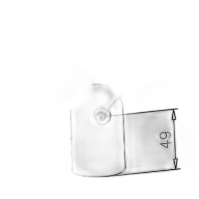 Raccord inox orientable pour rampe bois - vue 2