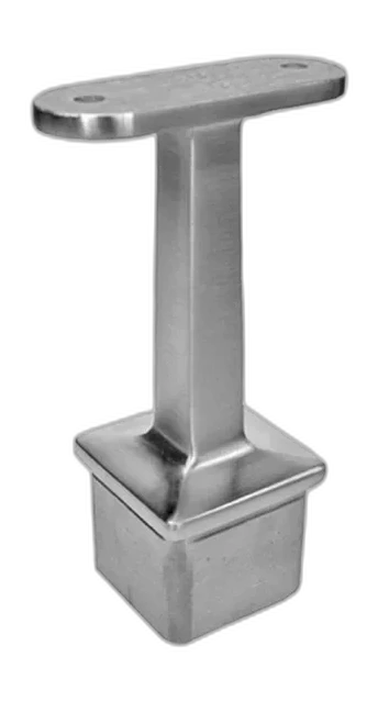 Support de lisse plate pour poteau carré