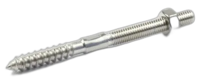 Vis inox filetage bois / M6