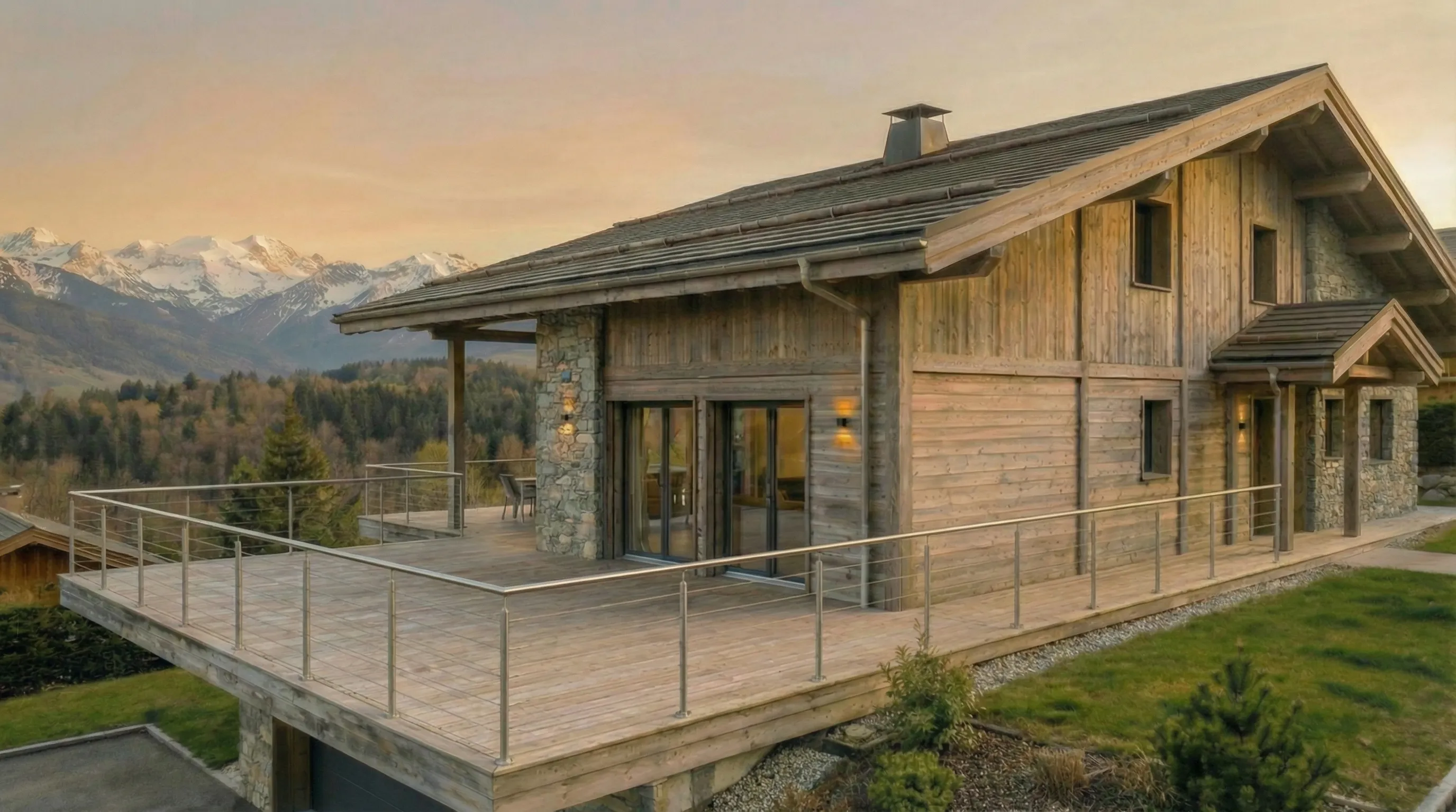 Projet finalise garde-corps inox a Chambery